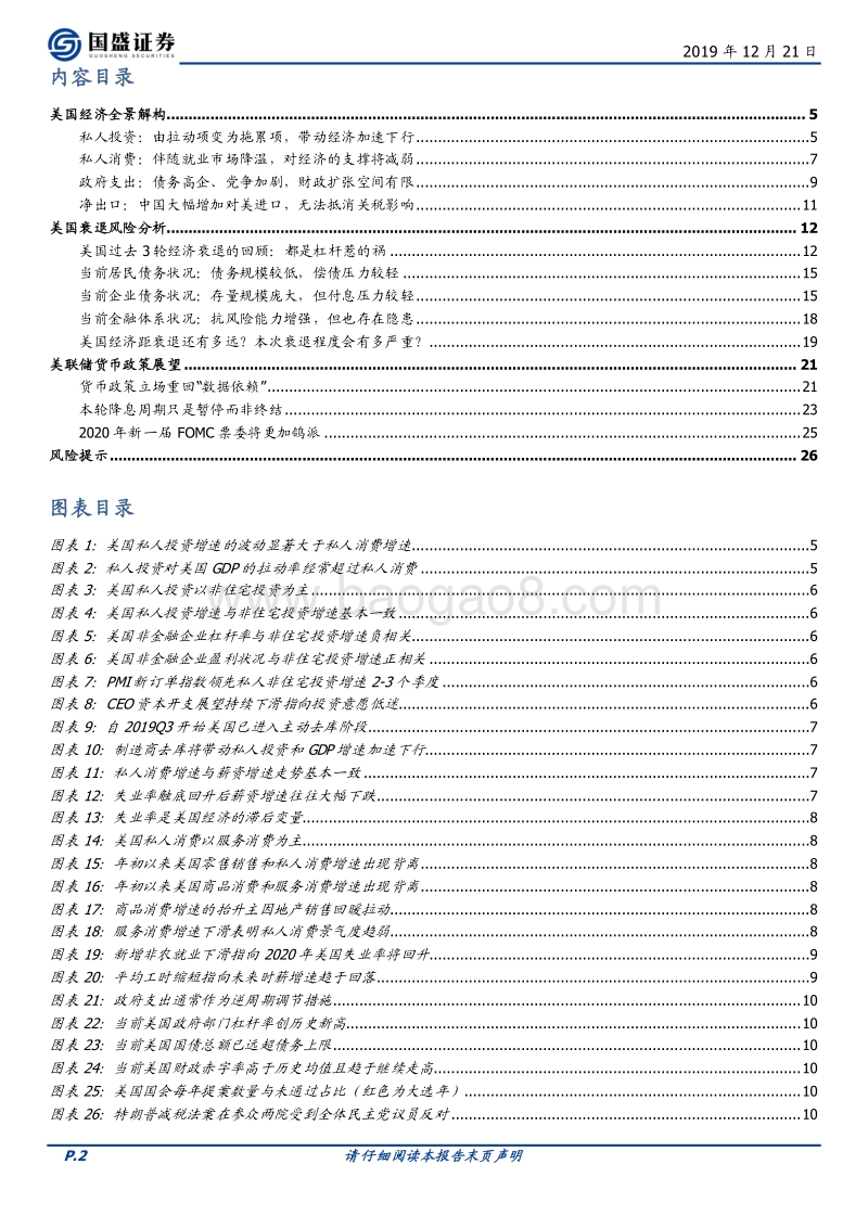 2020年美国经济展望：日薄西山.pdf_第2页