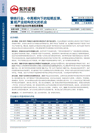 钢铁行业2020年度投资策略：中周期向下的短期反弹，重视产业结构优化的机会.pdf