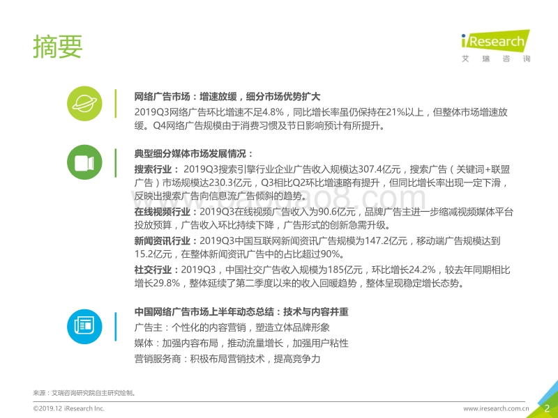 2019年Q3中国网络广告市场数据发布报告.pdf_第2页