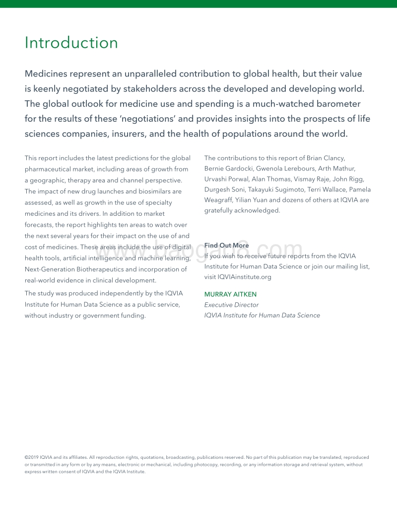 IQVIA2019-2023全球药品市场展望(1).pdf_第2页