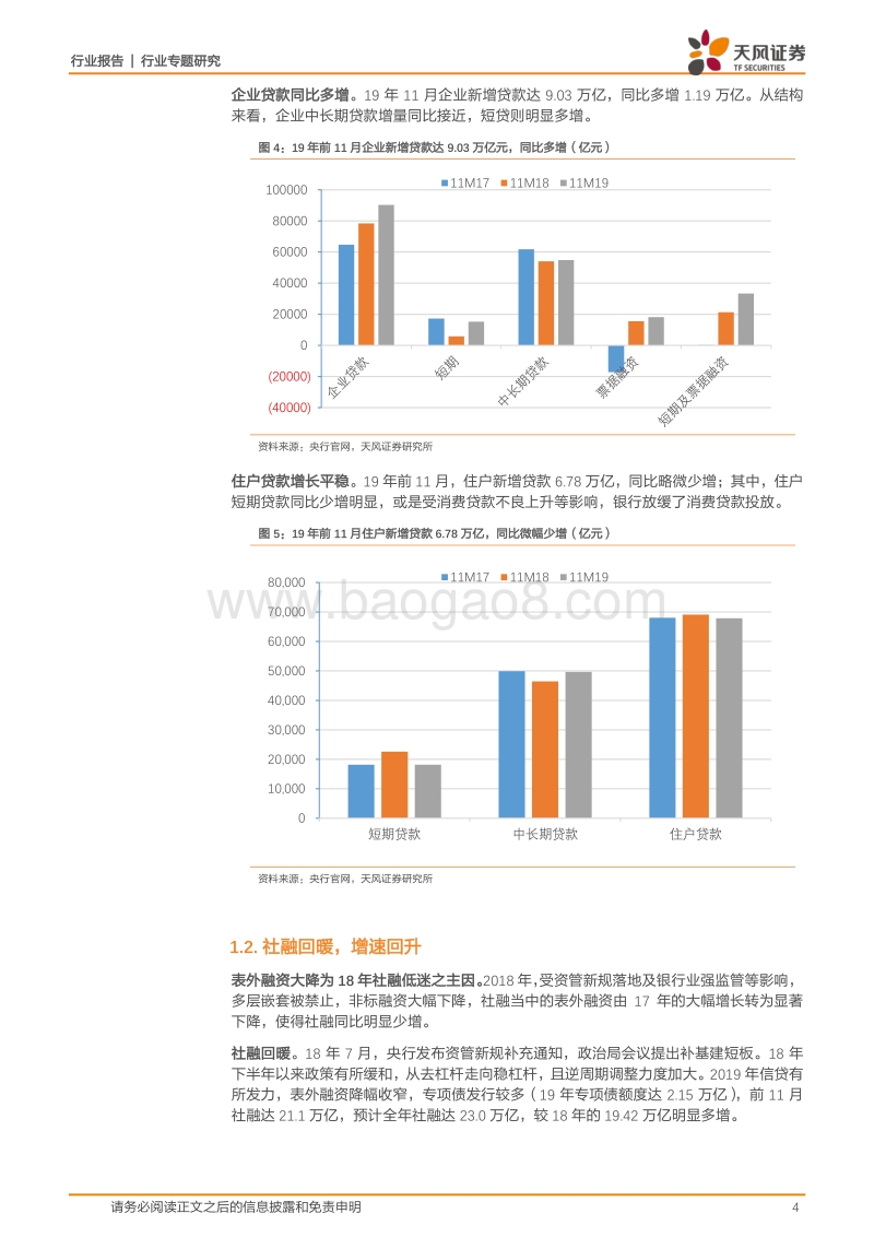 2020年信贷与社融展望：稳中向好.pdf_第4页