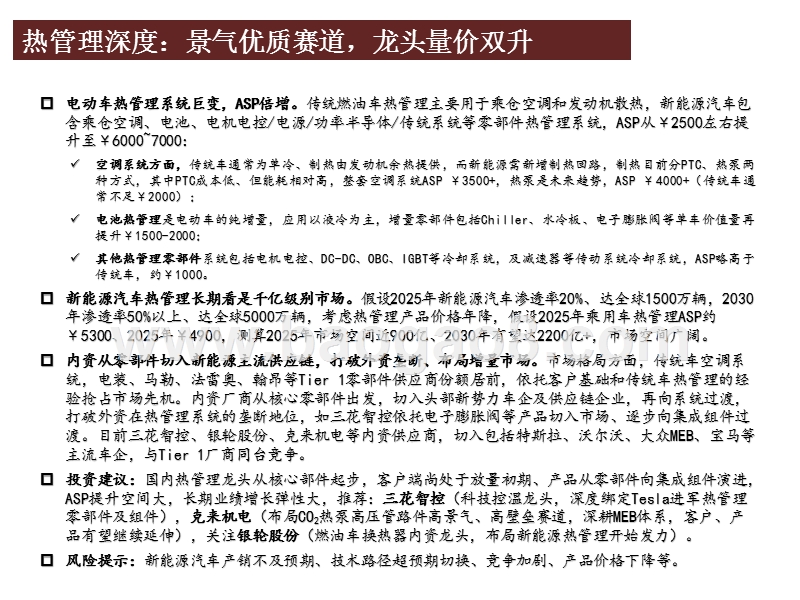 2020-2021新能源汽车热管理行业研究报告.pptx_第2页