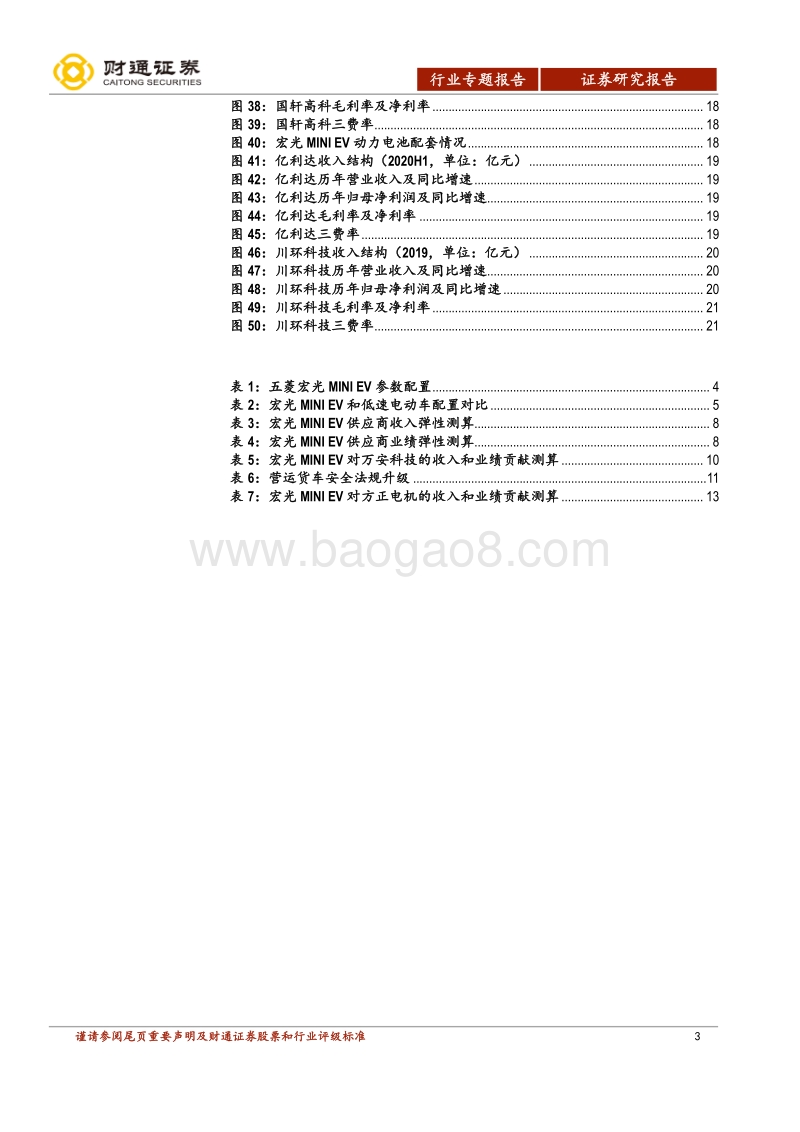 五菱宏光MINIEV供应链专题：五菱宏光MINIEV投资机会知多少.pdf_第3页