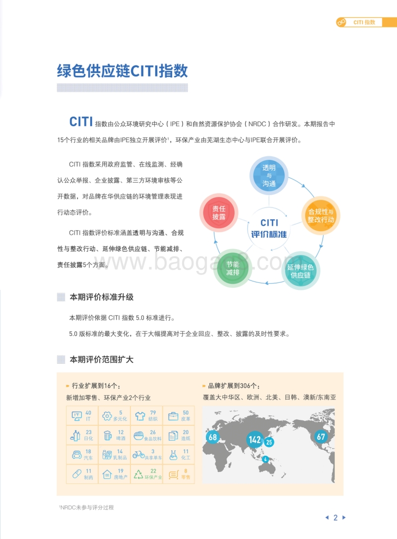 绿色供应链：CITI指数2018年度评价报告摘要.pdf_第3页