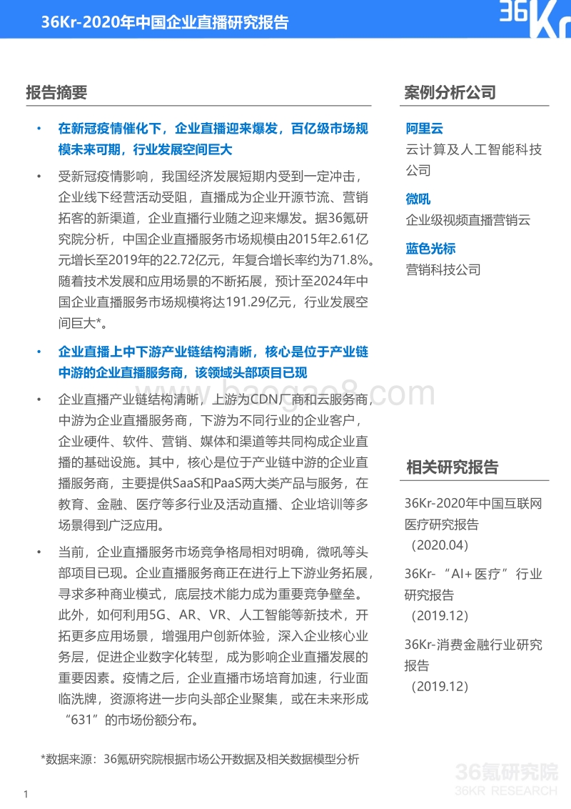 2020年中国企业直播研究报告.pdf_第2页