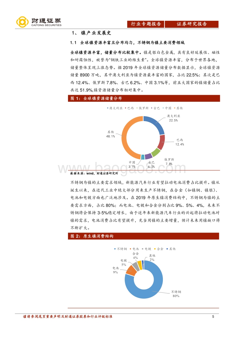 镍行业深度报告：迎接镍的黄金十年.pdf_第5页