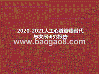 2020-2021人工心脏瓣膜替代与发展研究报告.pptx