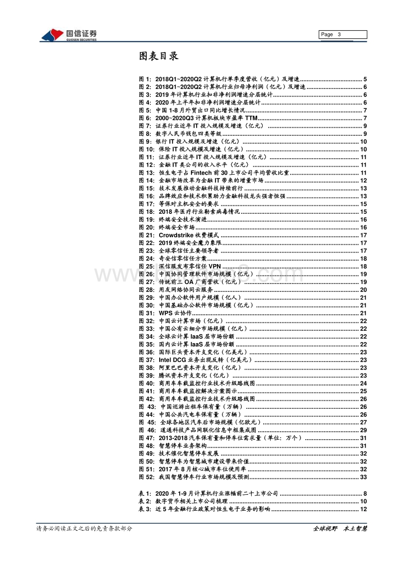 计算机2020年四季度投资策略：业绩环比增长驱动，低配转标配.pdf_第3页