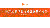 2019年Q2中国新经济创业投资数据分析报告.pdf