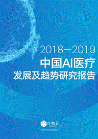 2018-2019中国AI医疗发展及趋势研究报告.pdf