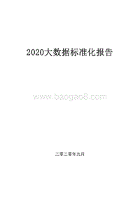 2020大数据标准化报告.docx