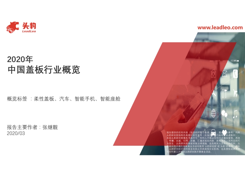 2020年中国盖板行业概览.pdf_第1页