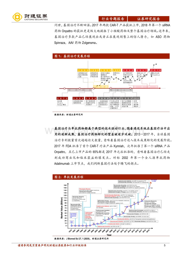 拥抱生物医药第三次革命(下）：下篇-立潮头，基因治疗市场潜力无限.pdf_第5页