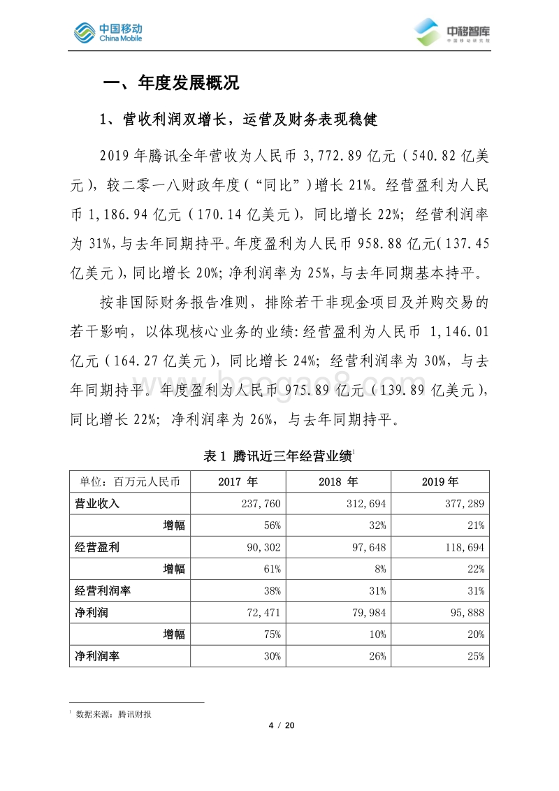 2019-2020年腾讯发展跟踪总结报告.pdf_第4页