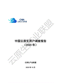 2020年中国云原生用户调查报告.pdf