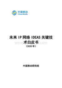 2020年未来IP网络IDEAS关键技术白皮书.pdf