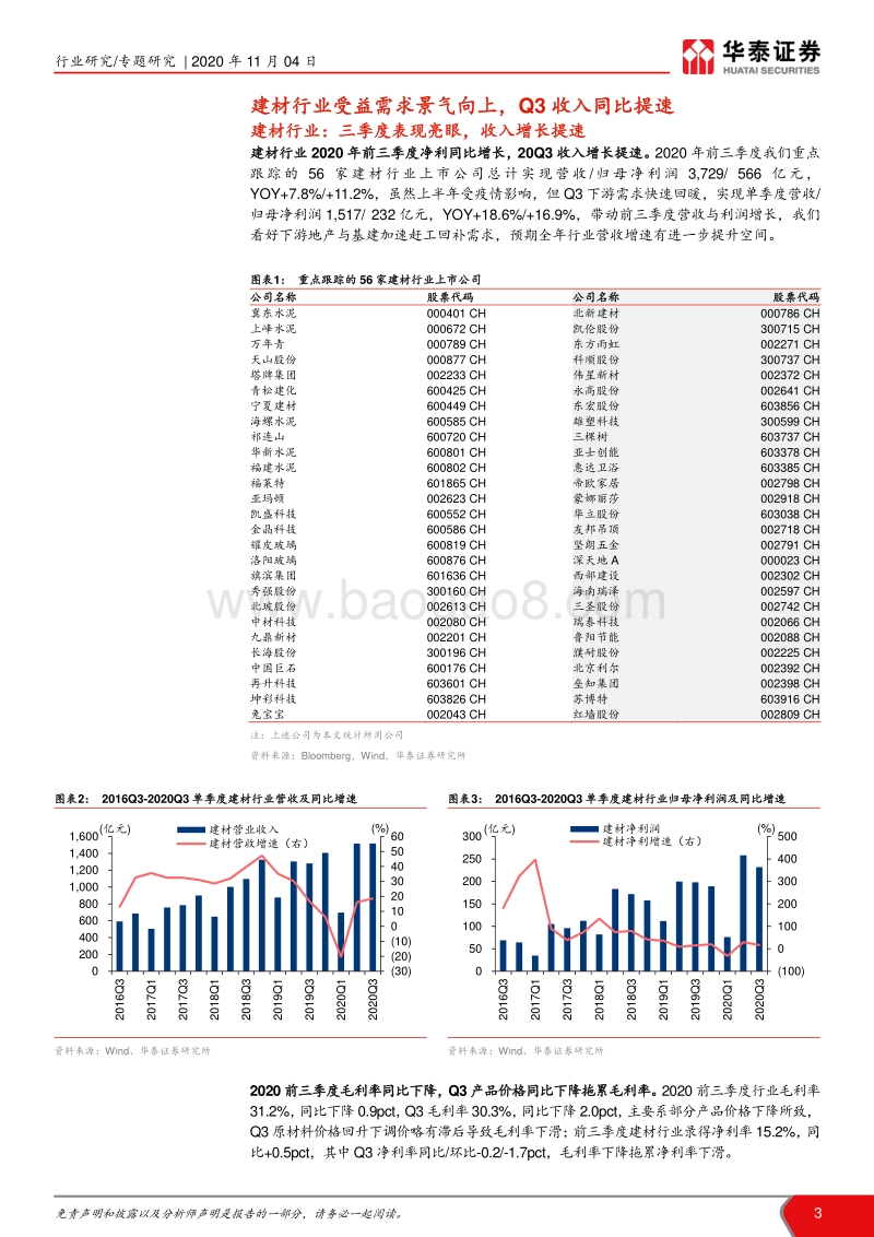 建材2020三季报点评总结.pdf_第3页
