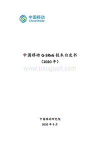 2020年中国移动G-SRv6技术白皮书.pdf