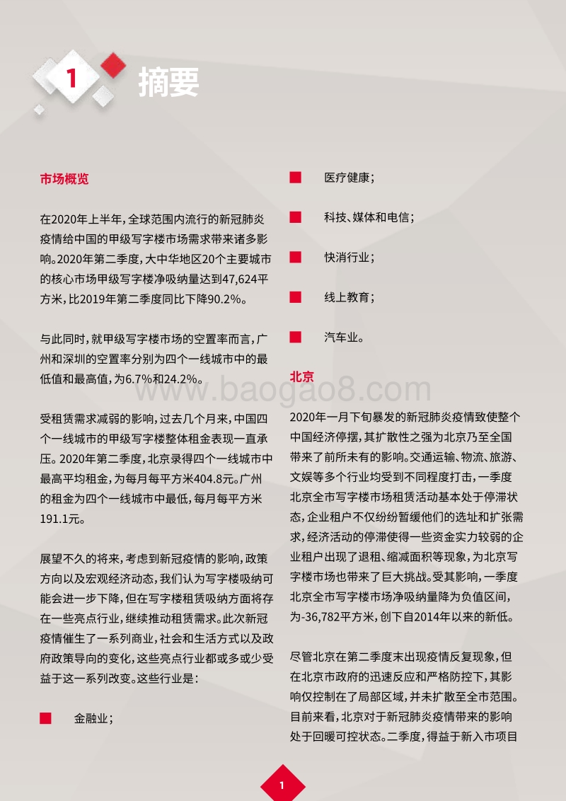 中国甲级写字楼市场：疫后需求不减.pdf_第3页