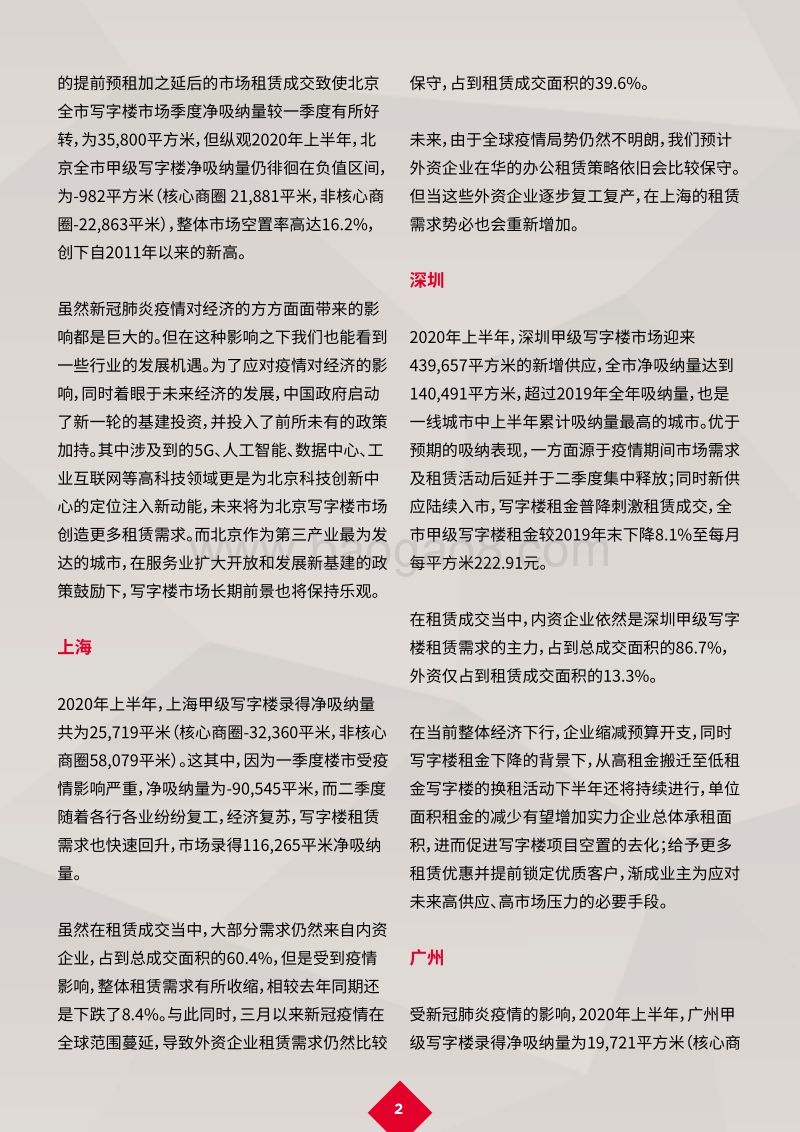 中国甲级写字楼市场：疫后需求不减.pdf_第4页