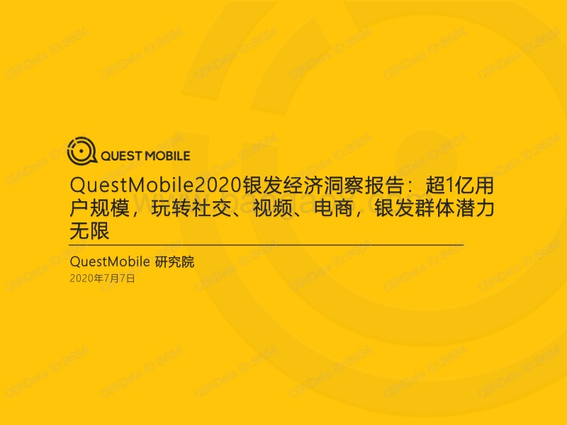 2020银发经济洞察报告.pdf_第1页