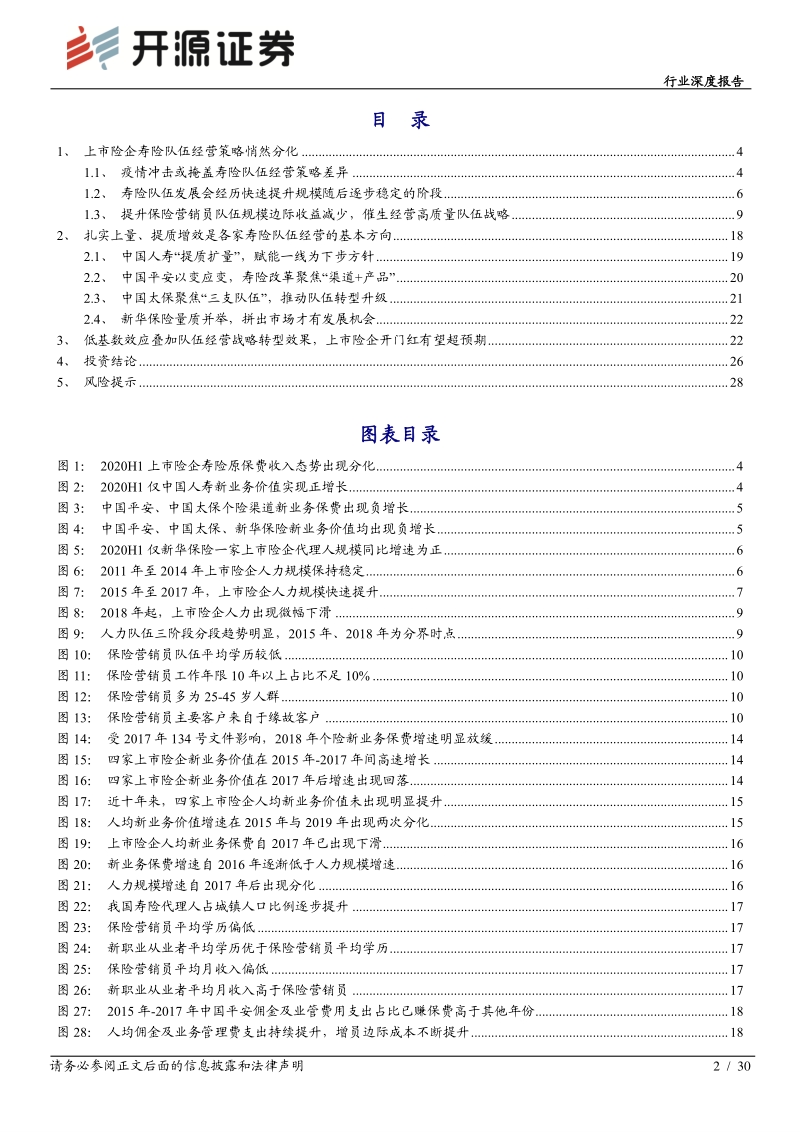 保险行业深度报告：寿险代理人迈向质、量时代，开门红有望超预期.pdf_第2页