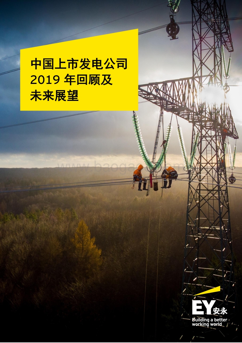 中国上市发电公司2019年回顾及未来展望.pdf_第1页