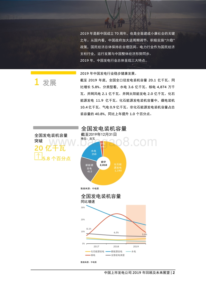 中国上市发电公司2019年回顾及未来展望.pdf_第5页