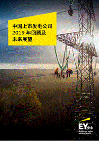 中国上市发电公司2019年回顾及未来展望.pdf