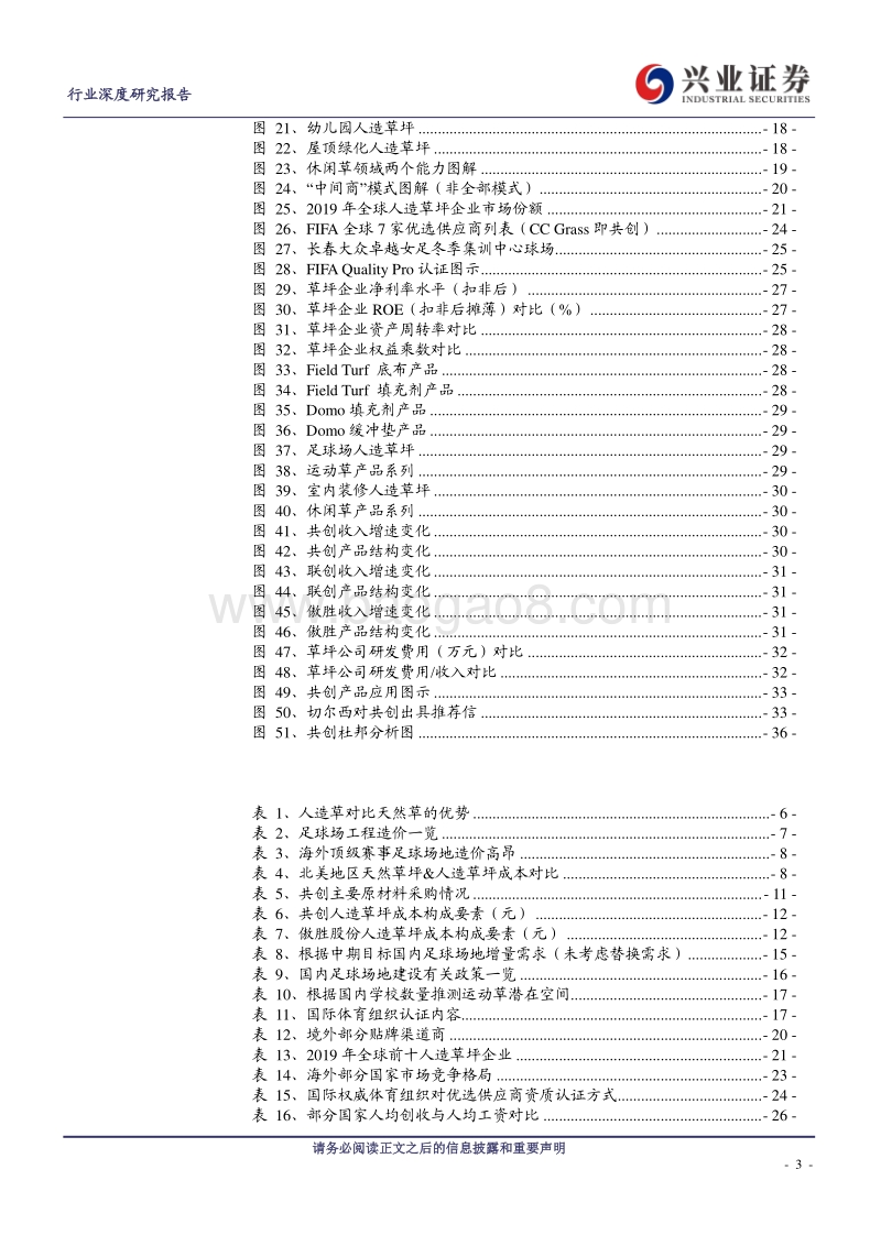 人造草坪行业：顺风成长，空间广阔.pdf_第3页