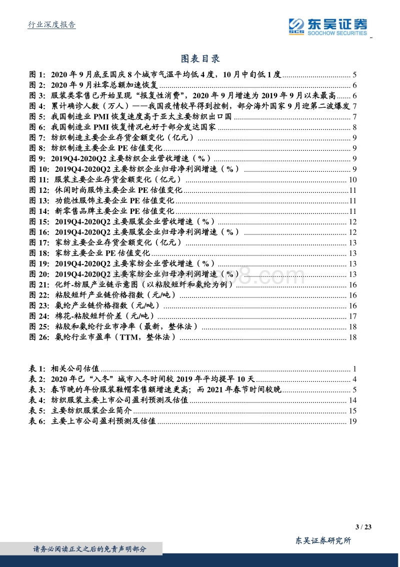 纺织服装行业深度：降温提前+报复消费+订单回流，纺织服装产业链迎重要机会.pdf_第3页