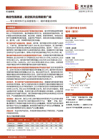 军工新材料行业深度报告一：碳纤维复合材料：确定性强赛道，航空航天应用前景广阔.pdf