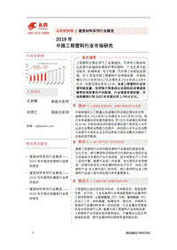2019年中国工程塑料行业市场研究.pdf