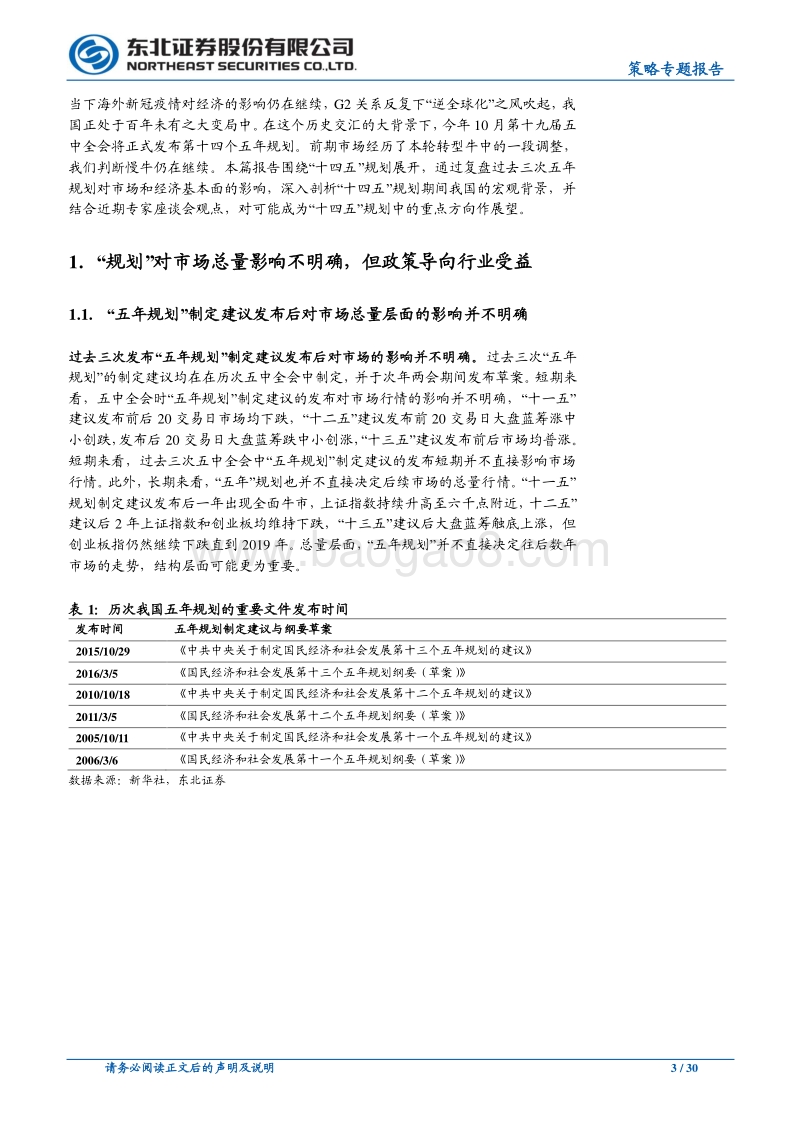 “十四五”规划热点方向展望：双循环下的投资机会展望.pdf_第3页