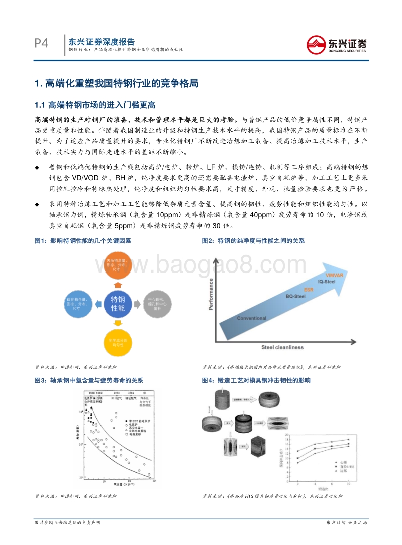 钢铁工业转型升级专题系列之三：钢铁行业：产品高端化提升特钢企业穿越周期的成长性.pdf_第4页