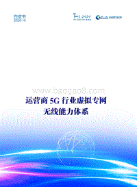 运营商5G行业虚拟专网无线能力体系白皮书.pdf