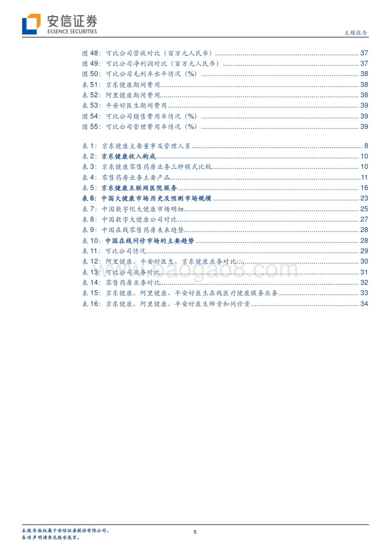 医疗信息化专题系列三：从京东健康赴港上市看互联网医疗商业模式.pdf_第5页