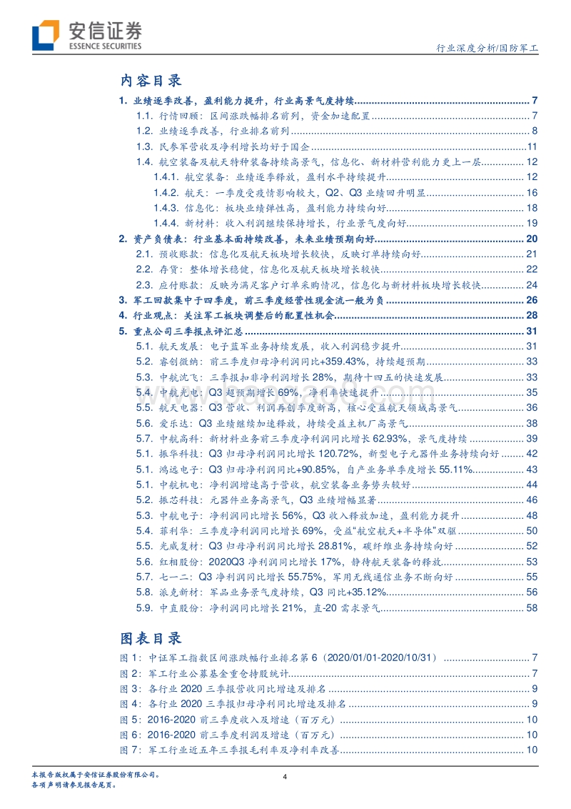 军工行业2020年三季报综述.pdf_第4页