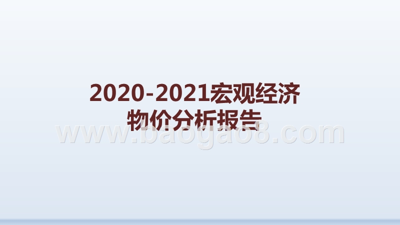 2020-2021宏观经济物价分析报告.pptx_第1页