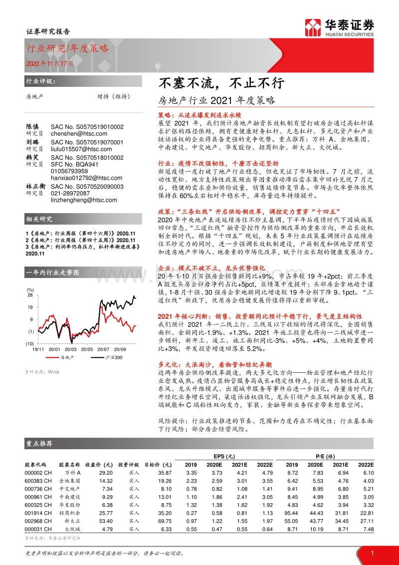 房地产行业2021年度策略：不塞不流，不止不行.pdf_第1页