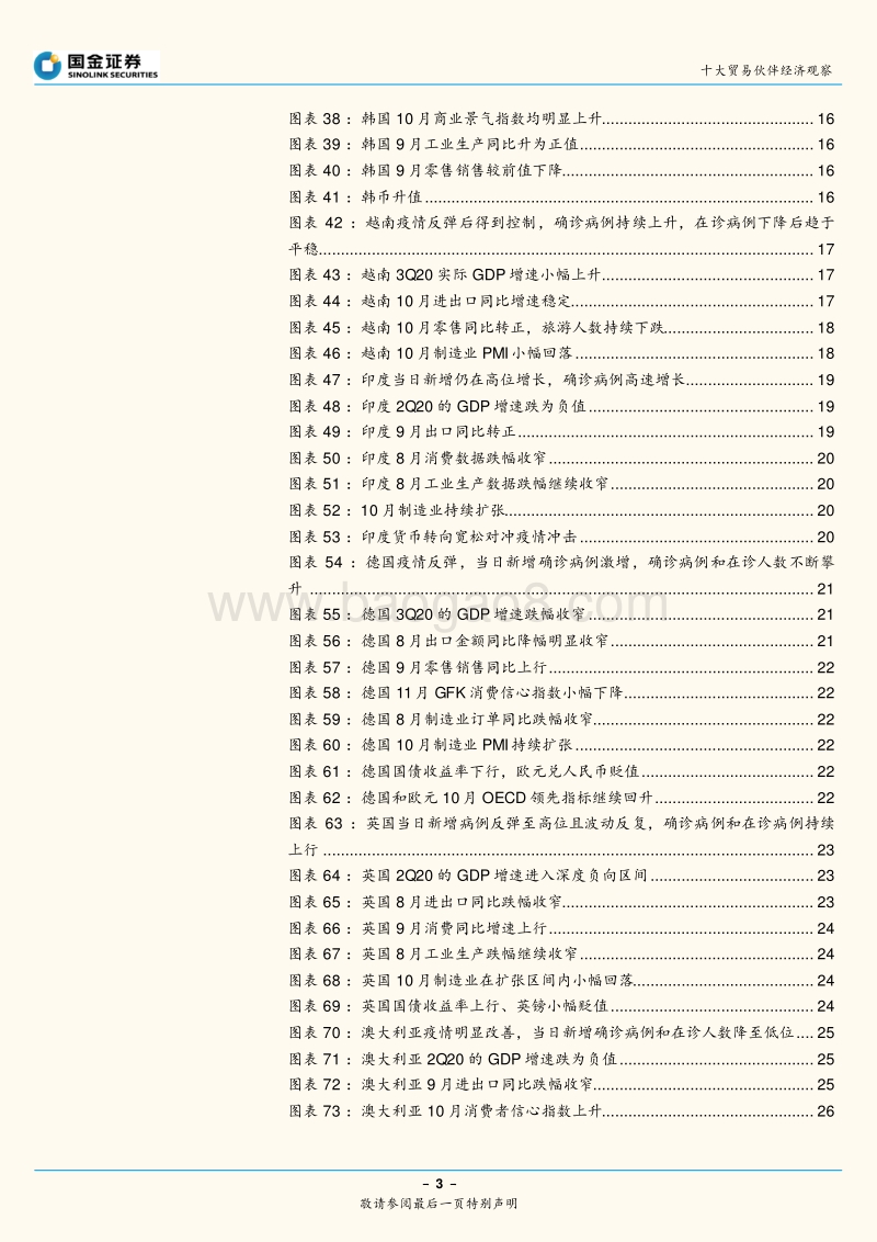 十大贸易伙伴经济观察：二次疫情对全球经济的冲击明显吗？.pdf_第3页