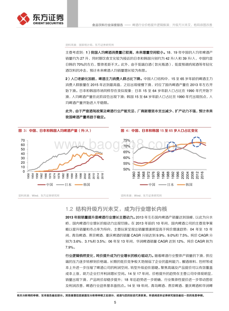啤酒行业价格提升逻辑推演：升级方兴未艾，格局徐图改善.pdf_第5页