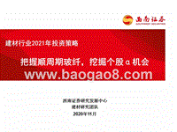 建材行业2021年投资策略：把握顺周期玻纤，挖掘个股α机会.pptx
