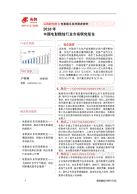 2018年中国电影院线行业市场研究报告.pdf
