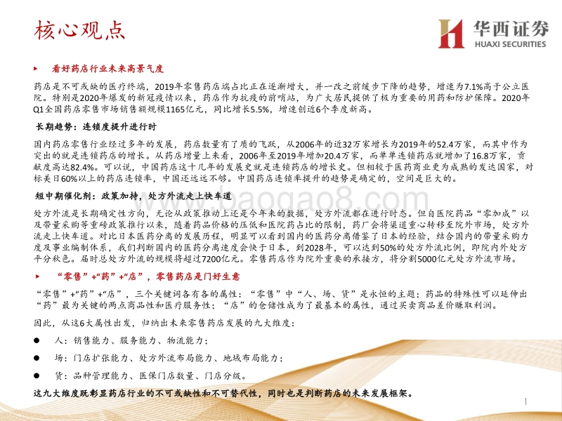 零售药店行业深度报告：从行业属性和政策导向出发，九大维度探讨零售药店行业未来发展的方向.pdf_第2页