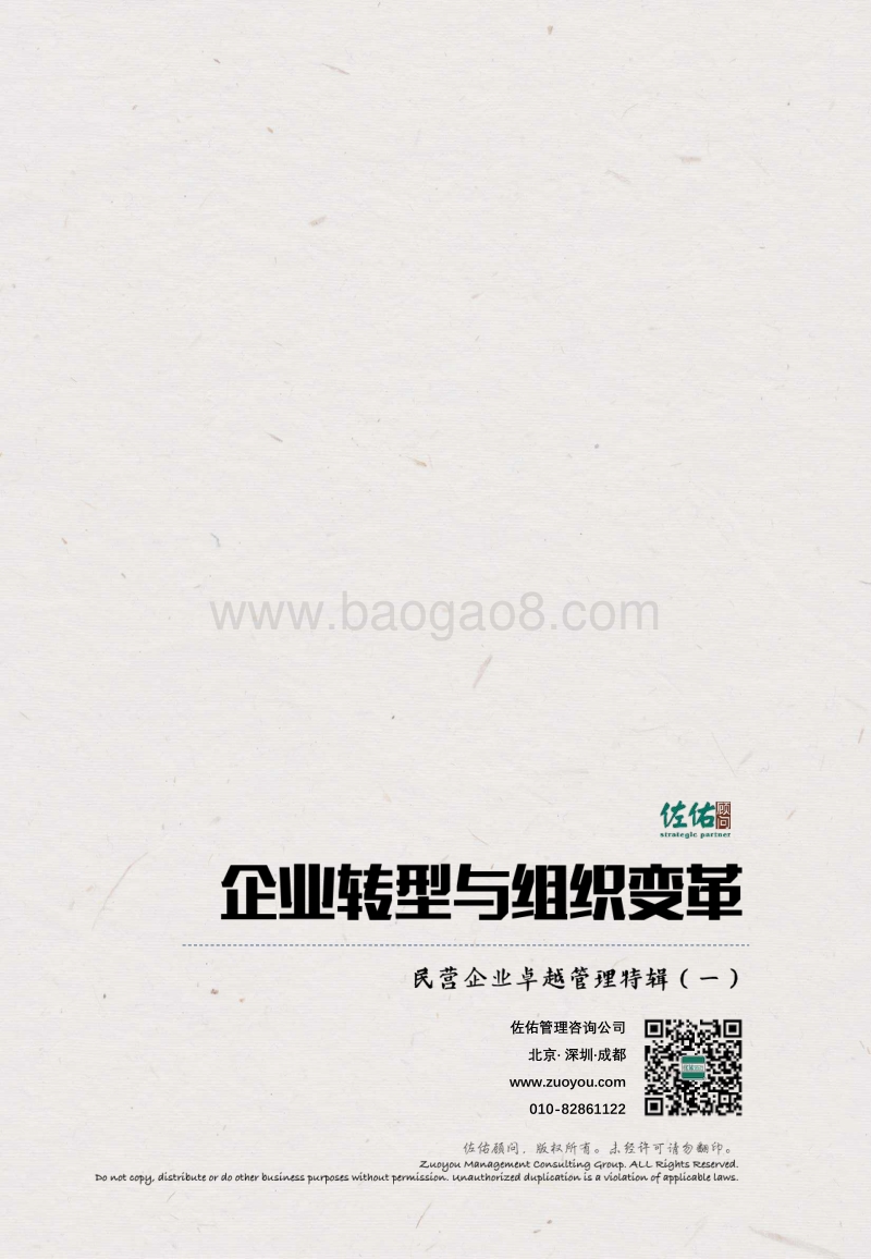 民营企业卓越管理特辑（一）：企业转型与组织变革.pdf_第2页