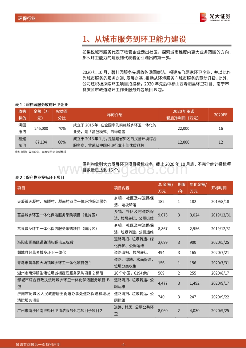 新城市视角下的环保行业专题报告（一）：“中间地带”争夺加剧，环卫全面对标公建物业.pdf_第4页