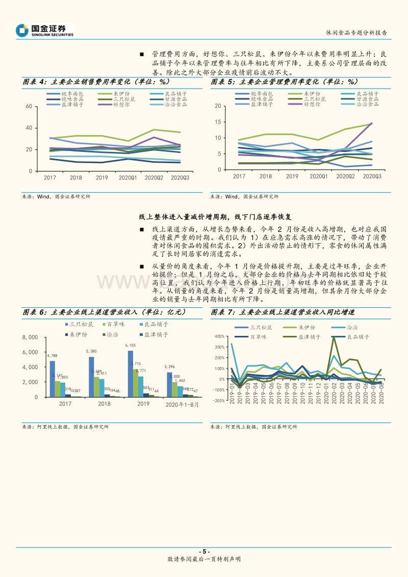 休闲食品专题分析报告：后疫情阶段：关注边际改善和新零售布局.pdf_第5页