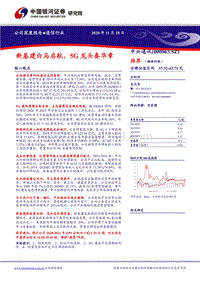 中兴通讯公司深度报告：新基建白马启航，5G龙头奏华章.pdf