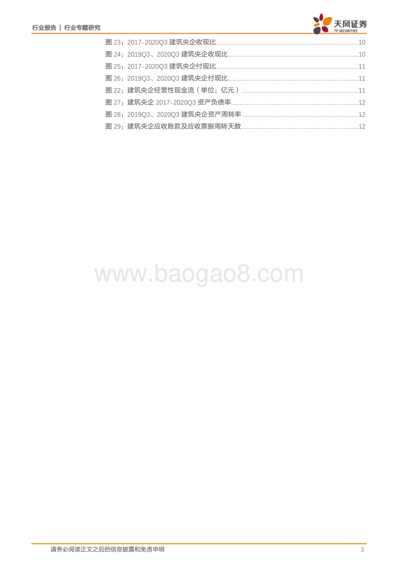 建筑央企2020年三季报汇总分析.pdf_第3页